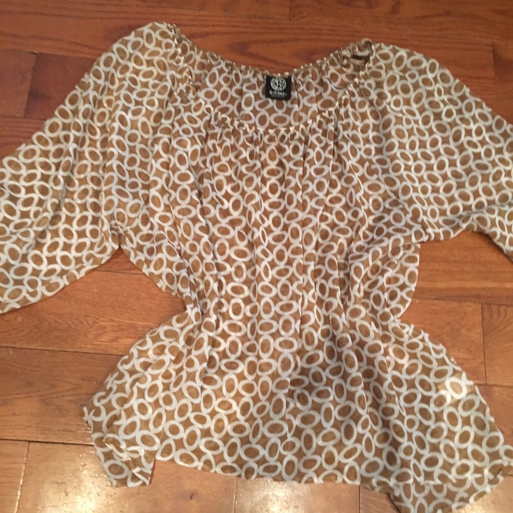 Bobeau sheer blouse. EU